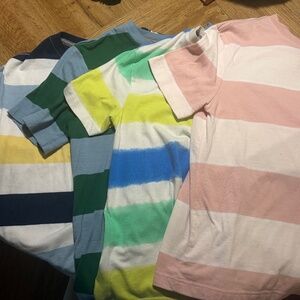 Kids size 8 striped tshirts